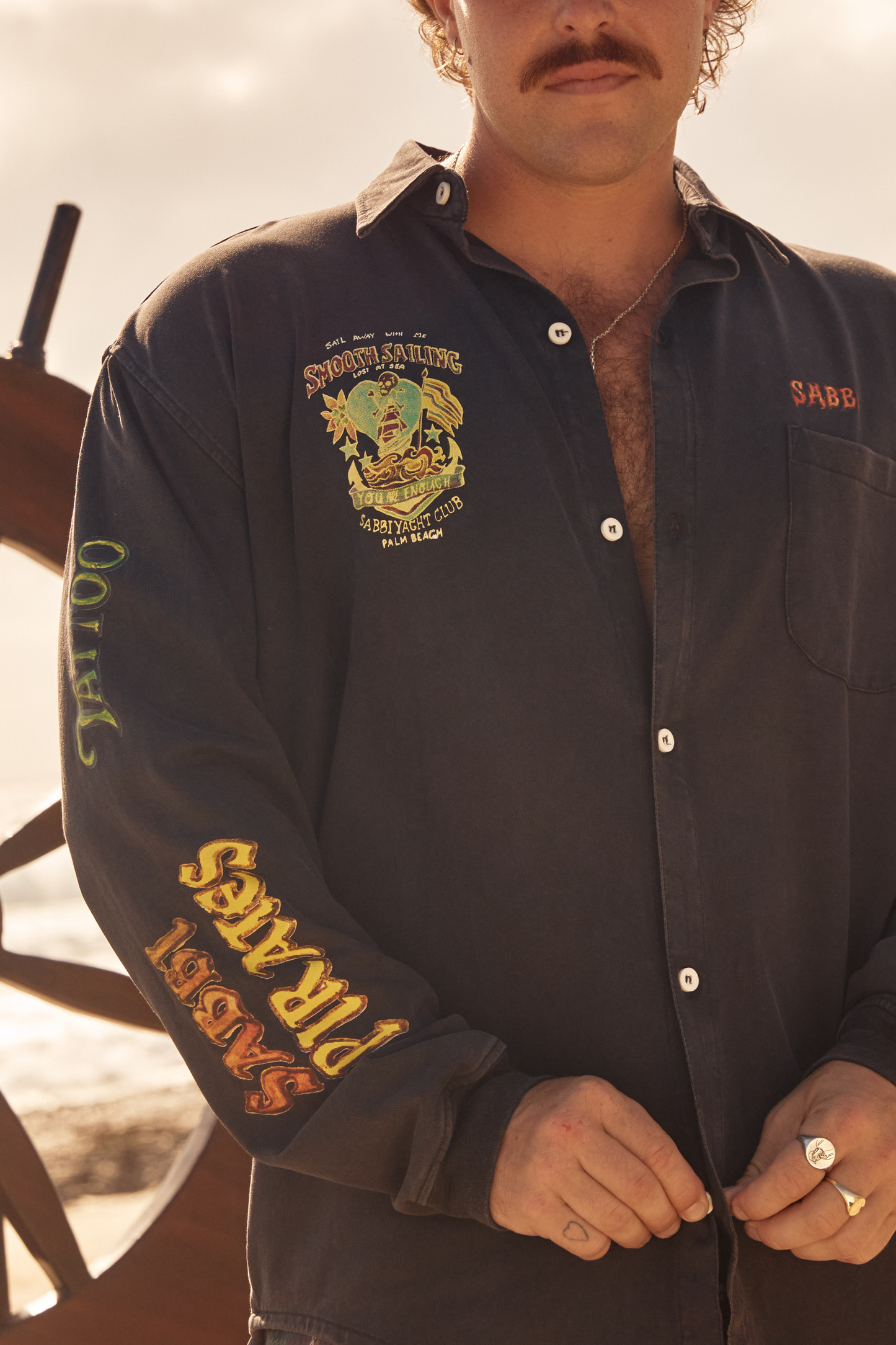 Sabbi - The Rum & Bass Shirt - Black