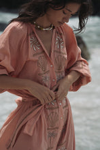 Load image into Gallery viewer, Isla Sol - Tropis Kaftan Dress - Peach
