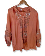 Load image into Gallery viewer, Isla Sol - Tropis Beach Blouse - Peach
