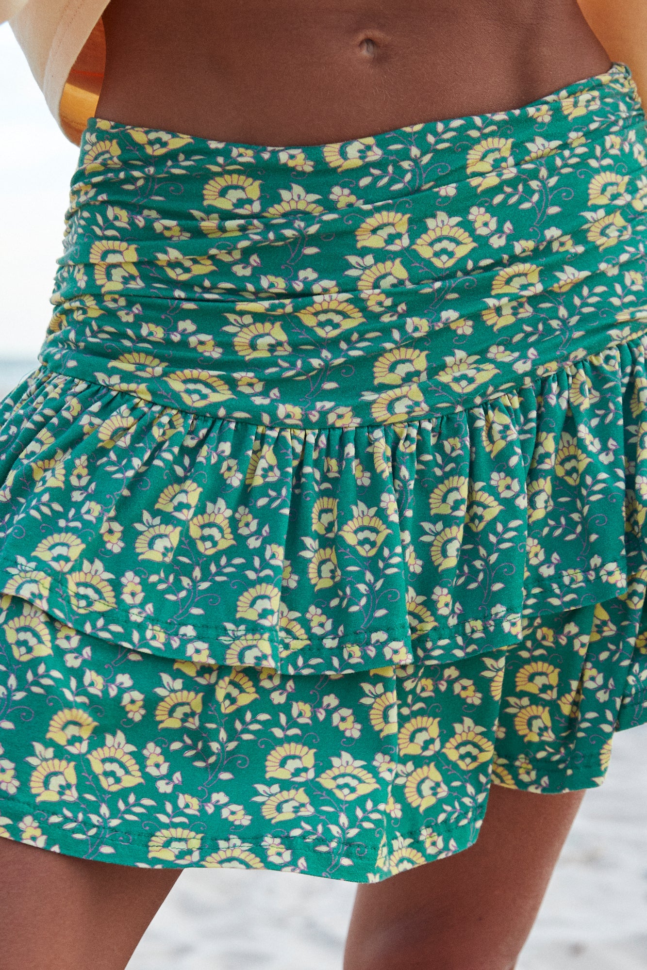 Sabbi - The Seas The Day Ra Ra Skirt - Green