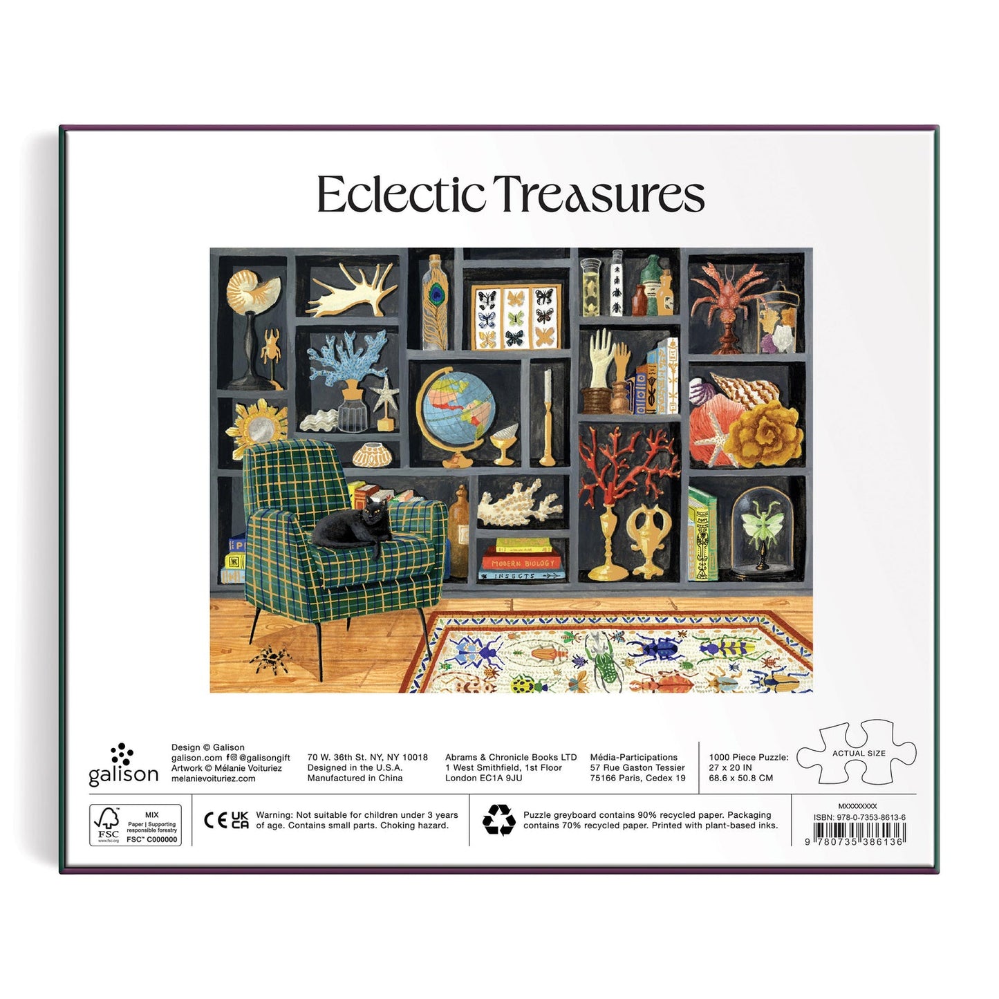 Galison - Eclectic Treasures - 1000pc Puzzle