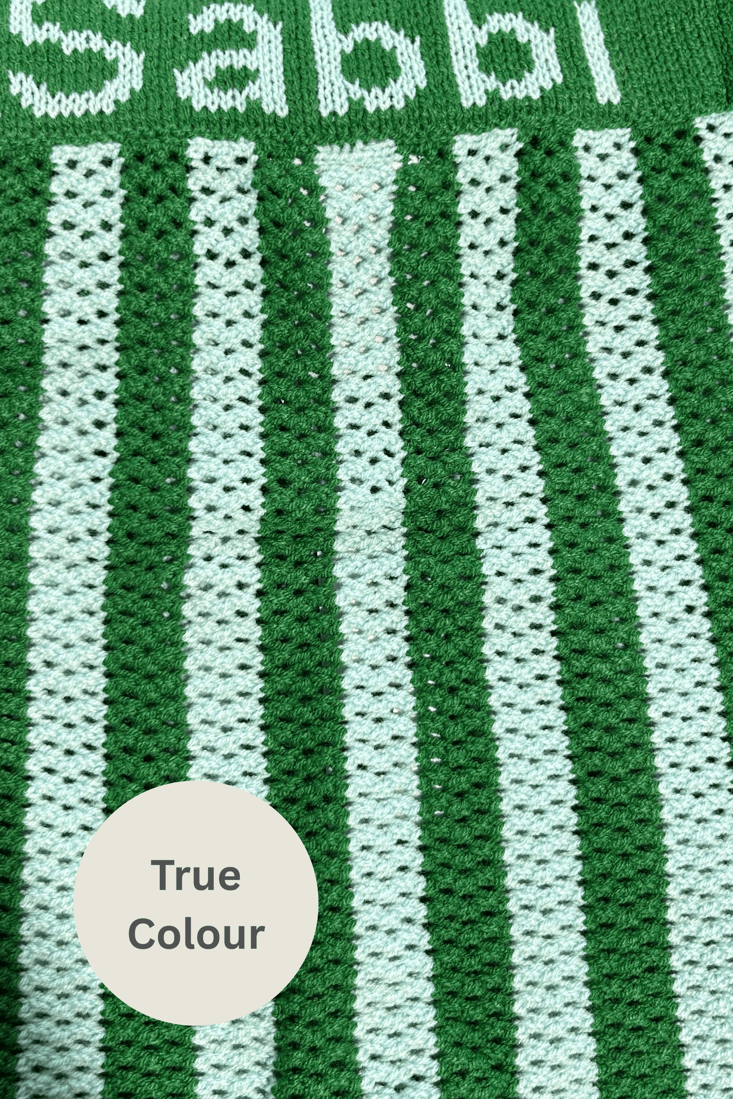 Sabbi - The Knit Stripe Beach Pants - Green Stripe