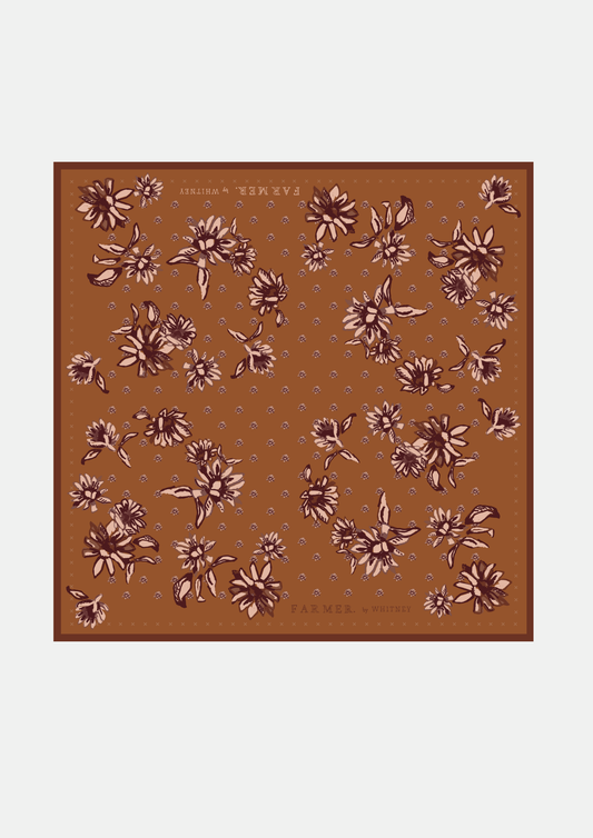FARMER By Whitney - Sunburnt - Silk Bandana