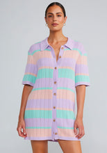 Load image into Gallery viewer, Poolside Paradiso - Sunlounger Knit Shirt Dress
