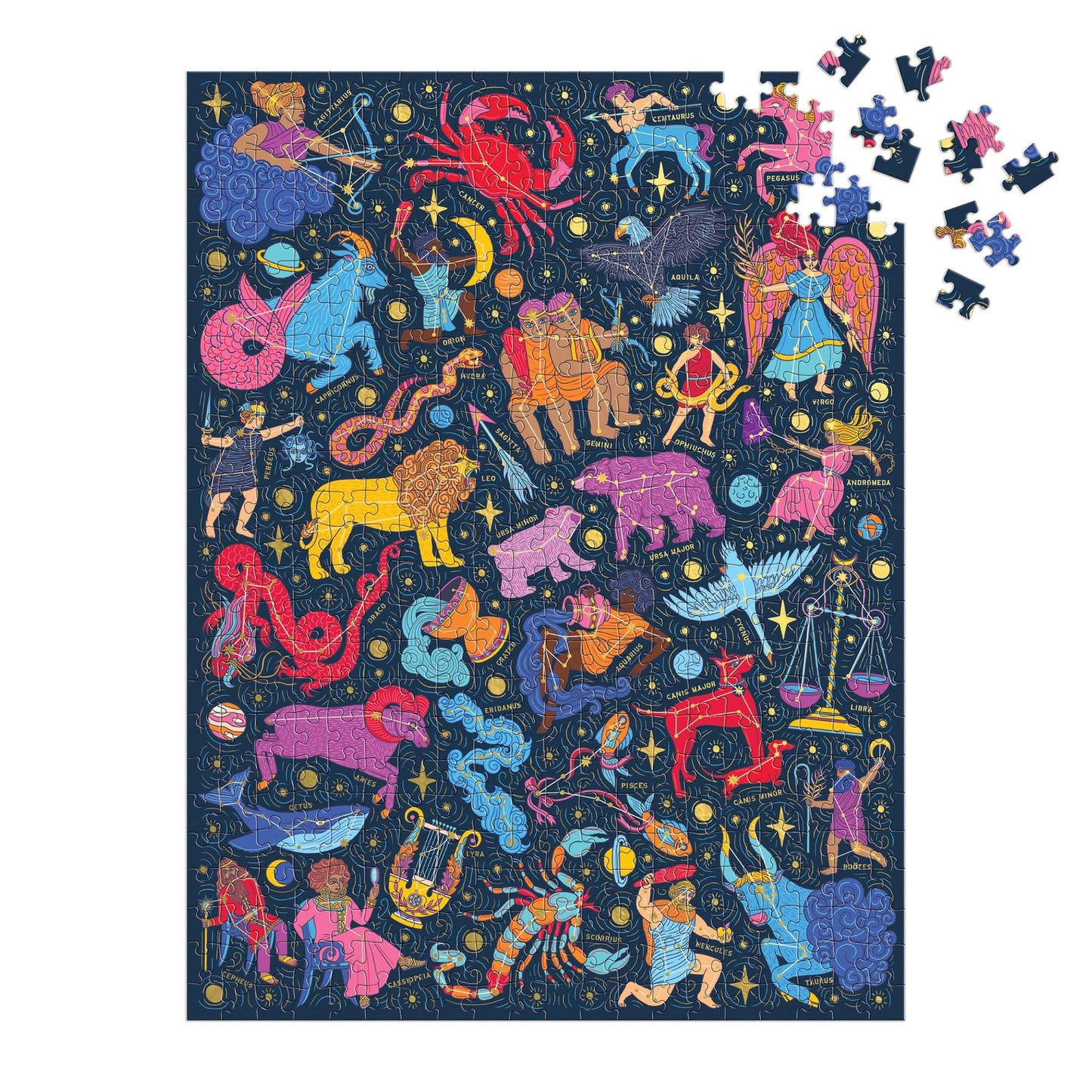 Galison - Constellations 101: Stargazing Book Puzzle - 500pcs