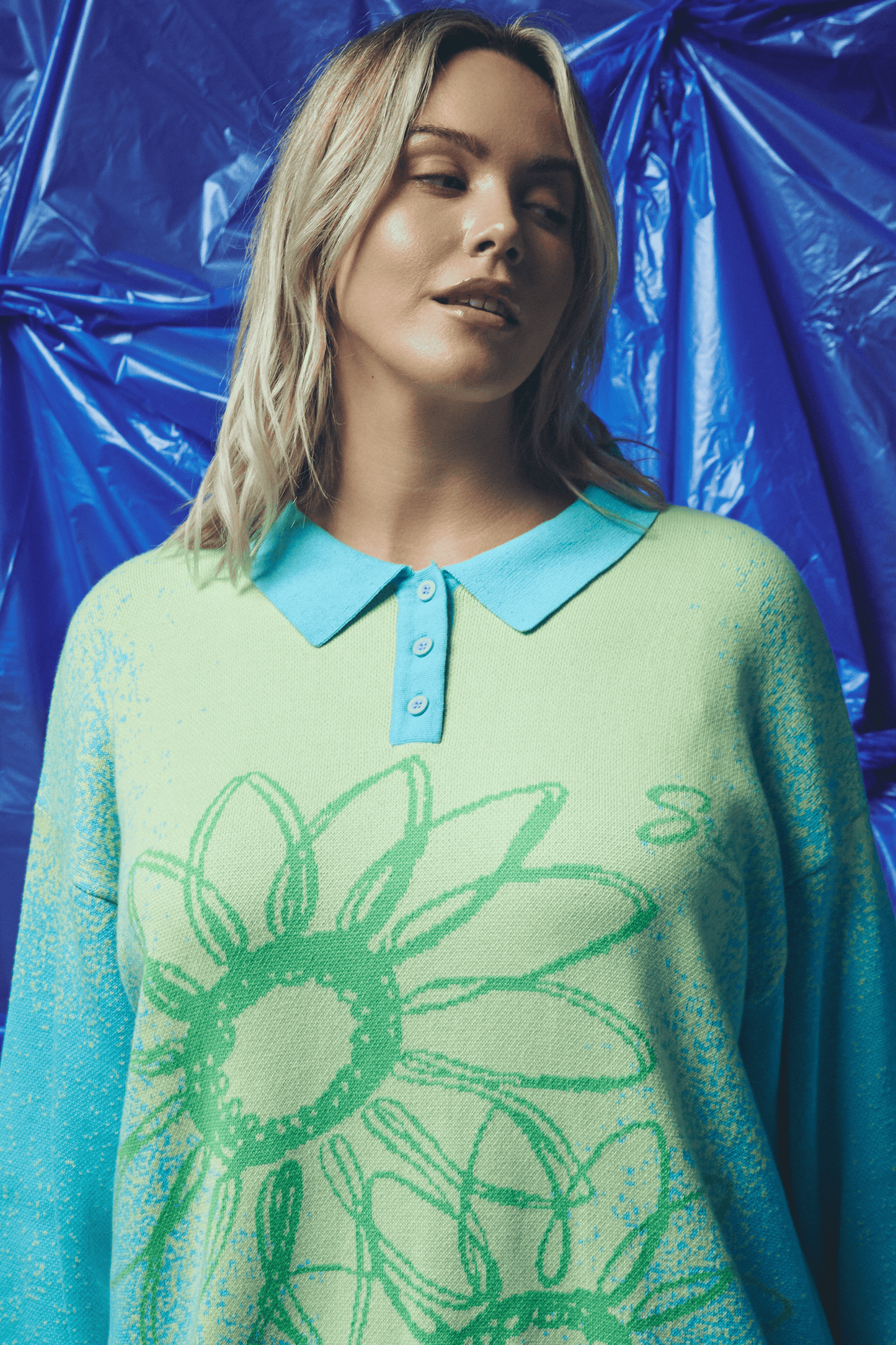 Sabbi - THE UNIVERSE KNIT - BLUE