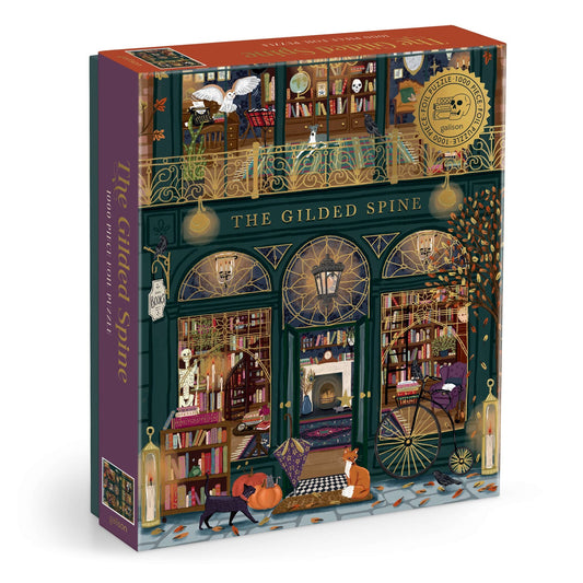 Galison - The Gilded Spine Foil Puzzle - 1000pc