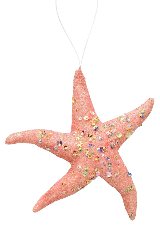Urban - Star Fish - Hanging Decoration - Pink