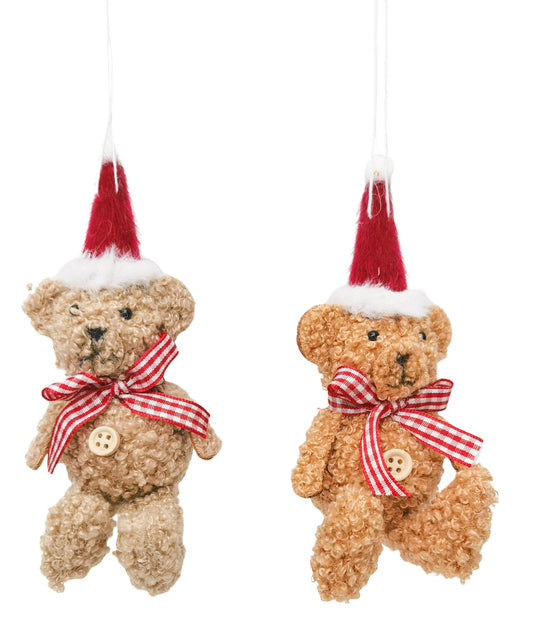 Urban - Hat Teddy - Hanging Decoration