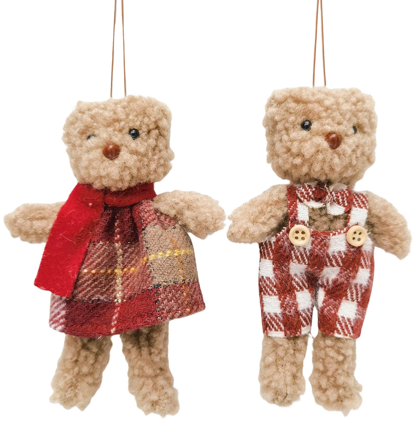 Urban - Scarf Teddy - Hanging Decoration