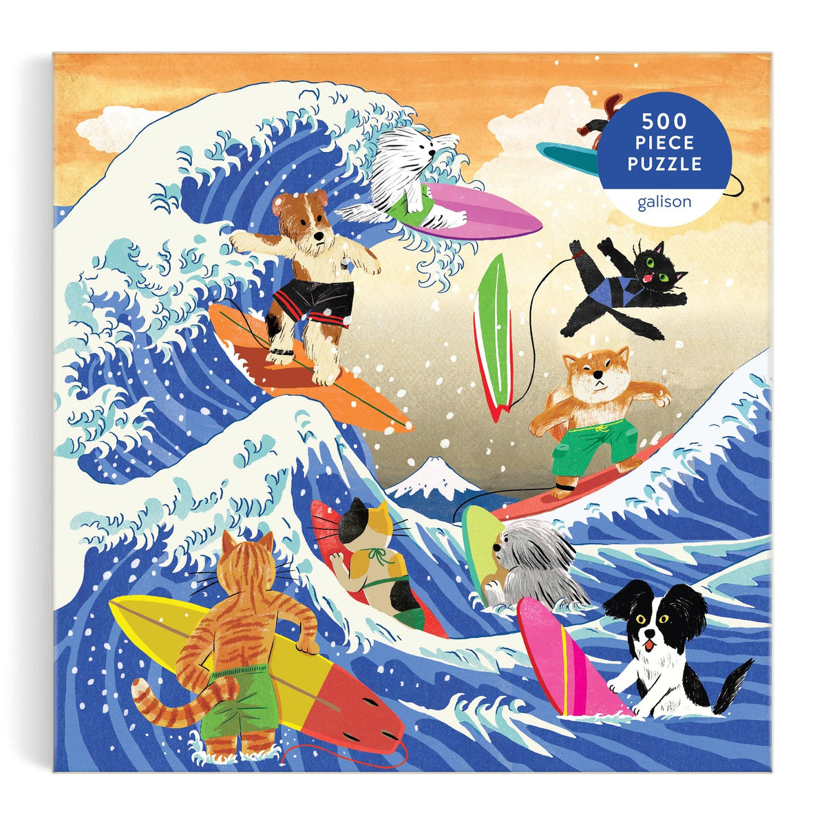 Galison - The Great Surf Puzzle - 500pc