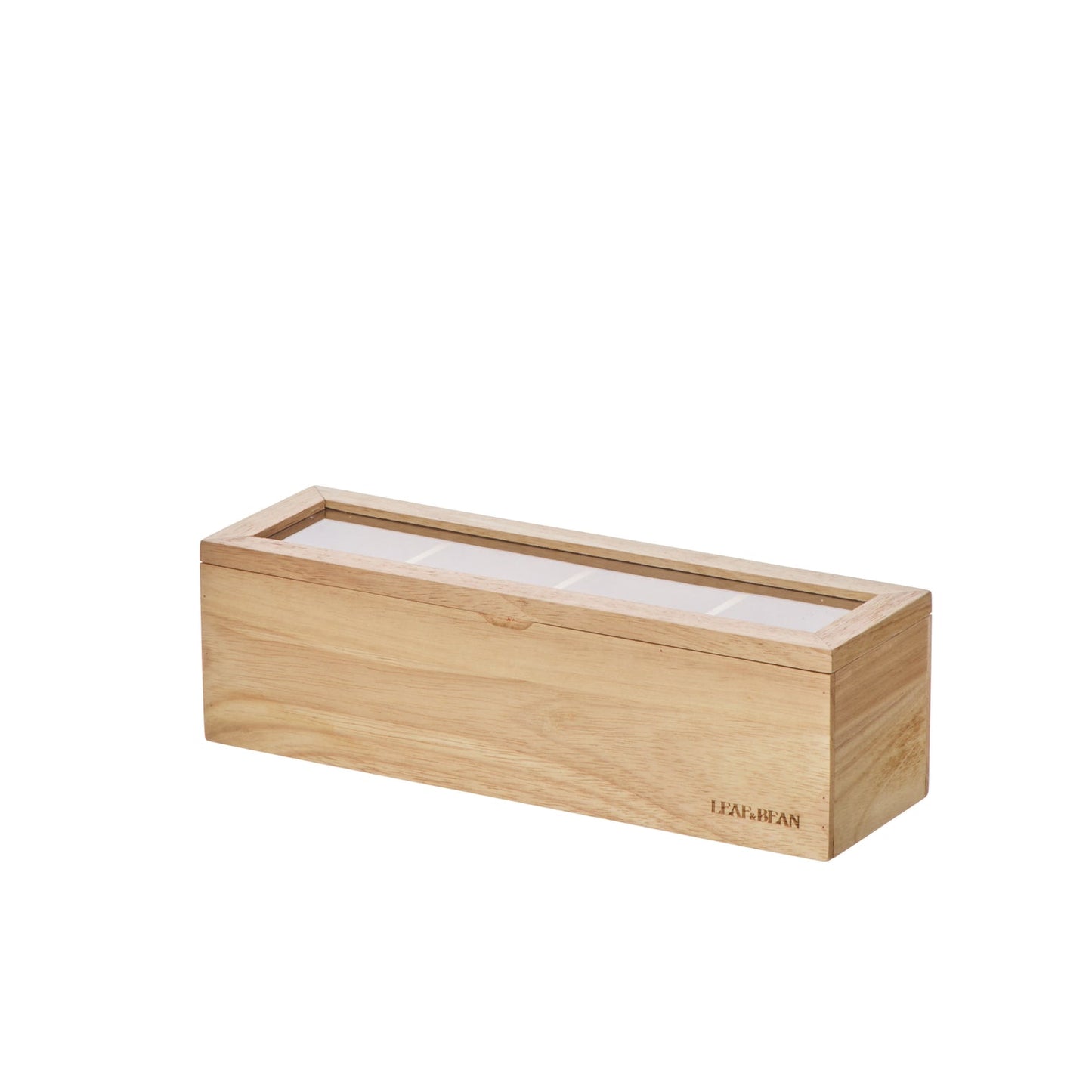 Leaf & Bean - Wooden Tea Box