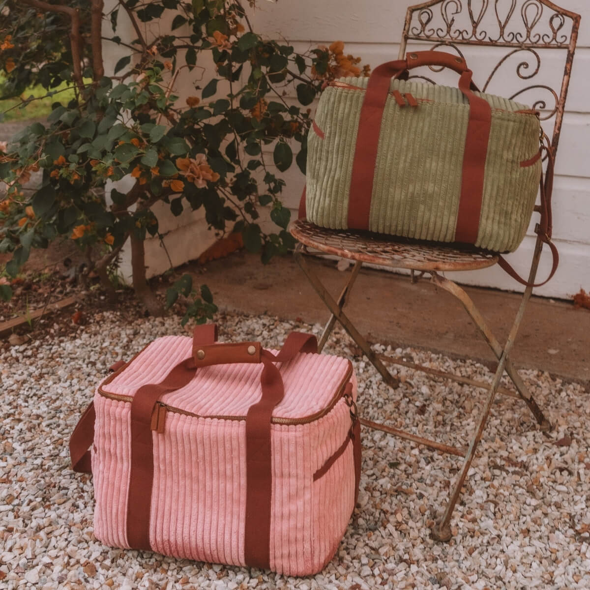 Wandering Folk - Large Cord Cooler Bag - Cactus