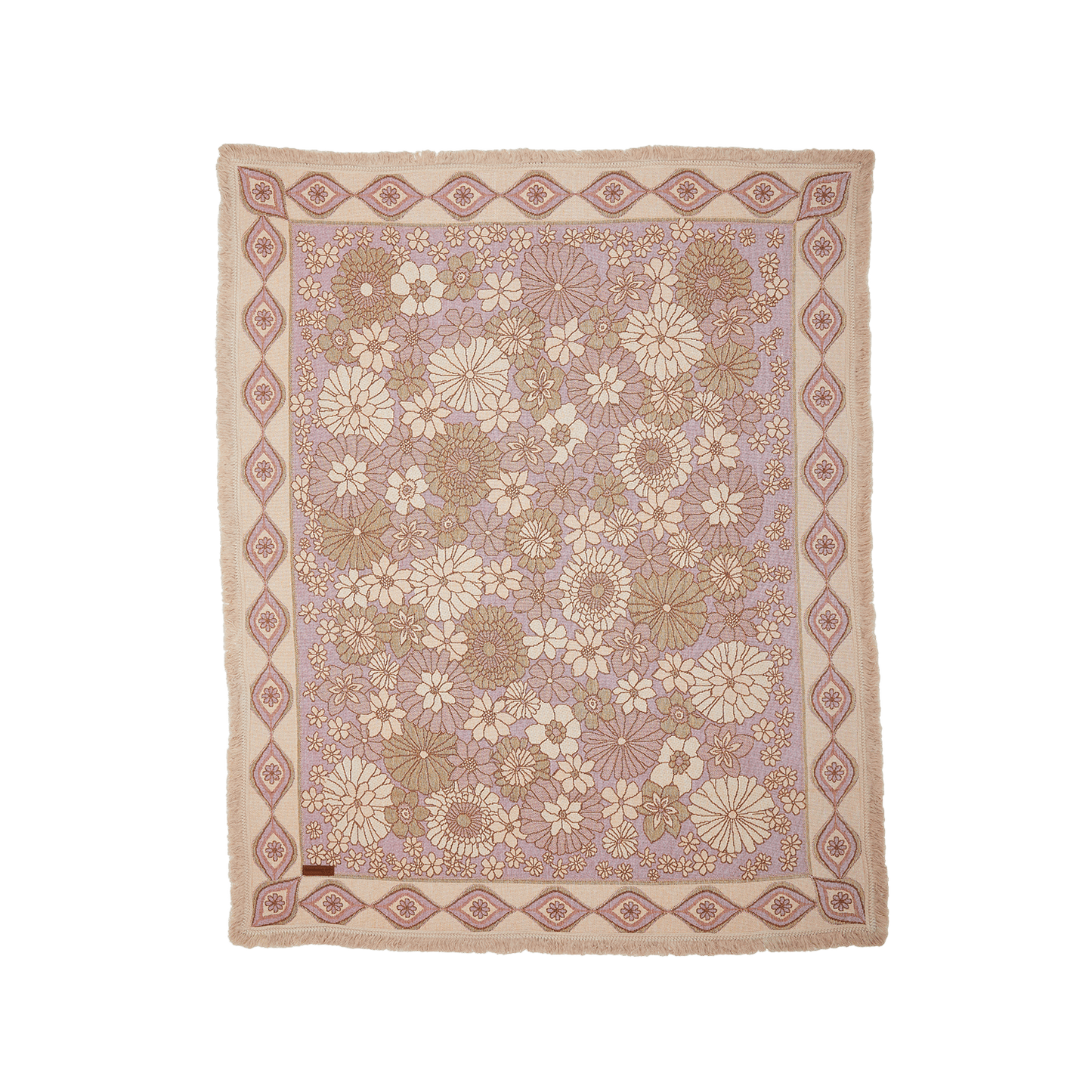 Wandering Folk - Lola Throw Rug - Blush