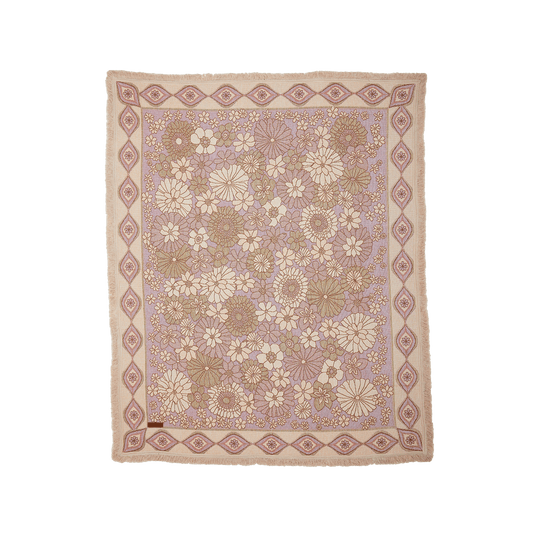 Wandering Folk - Lola Throw Rug - Blush