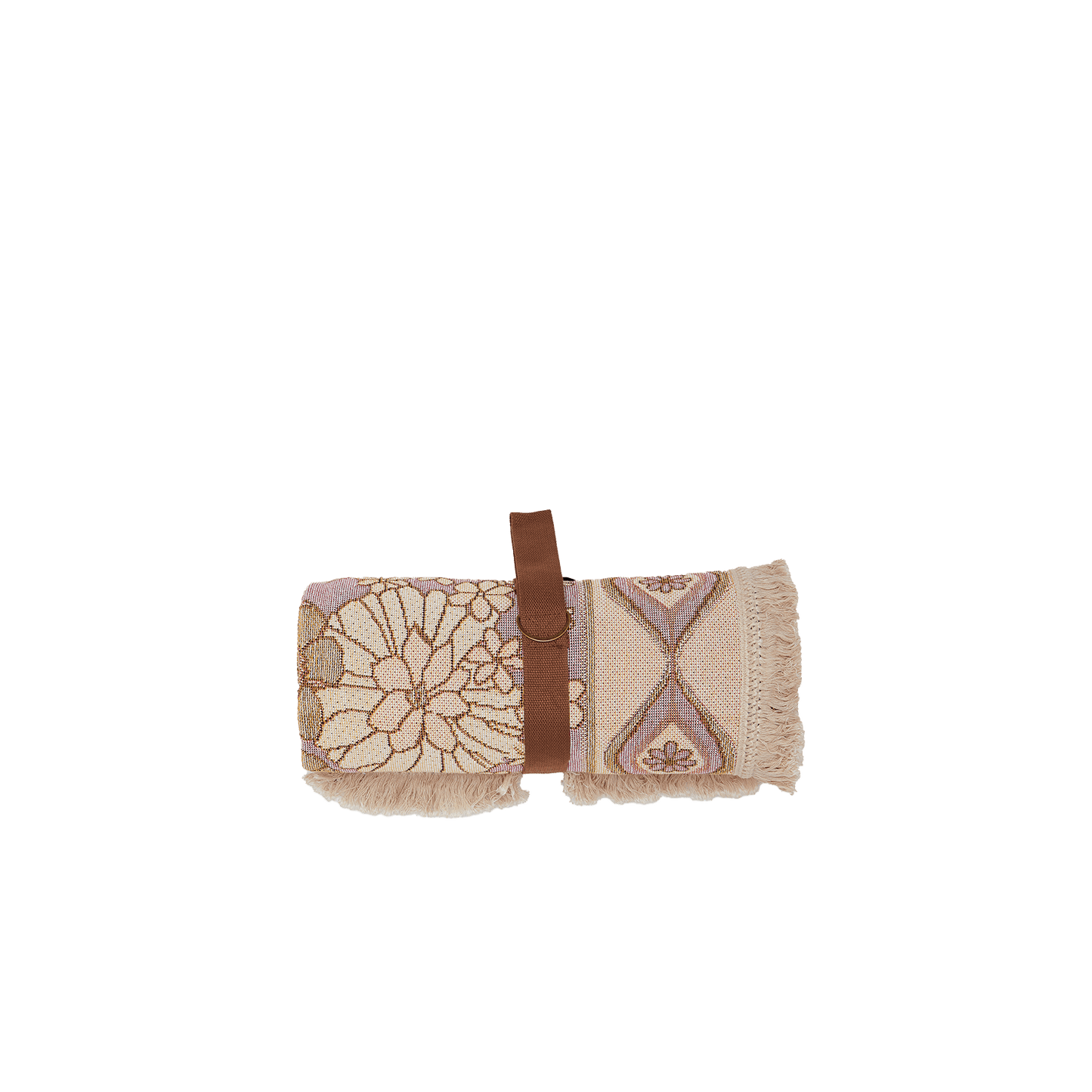 Wandering Folk - Lola Throw Rug - Blush