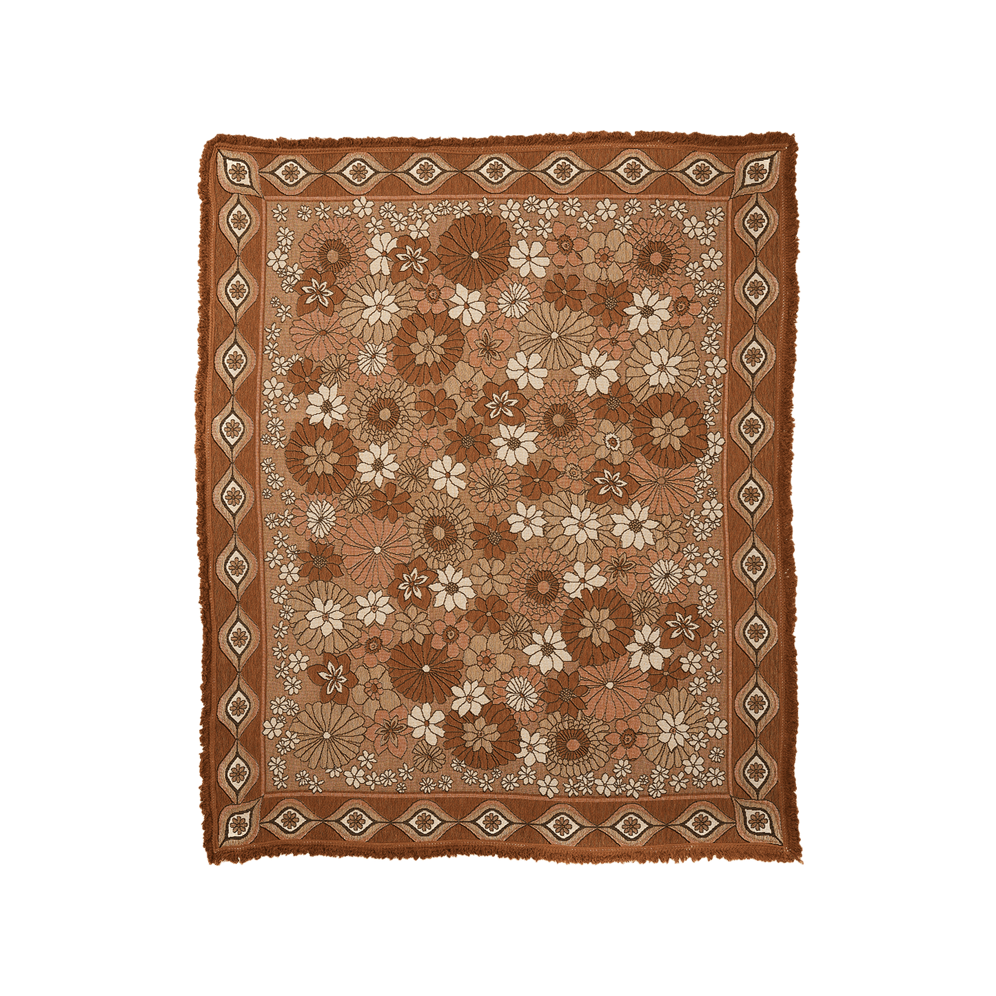 Wandering Folk - Throw Rug - Lola - Copper
