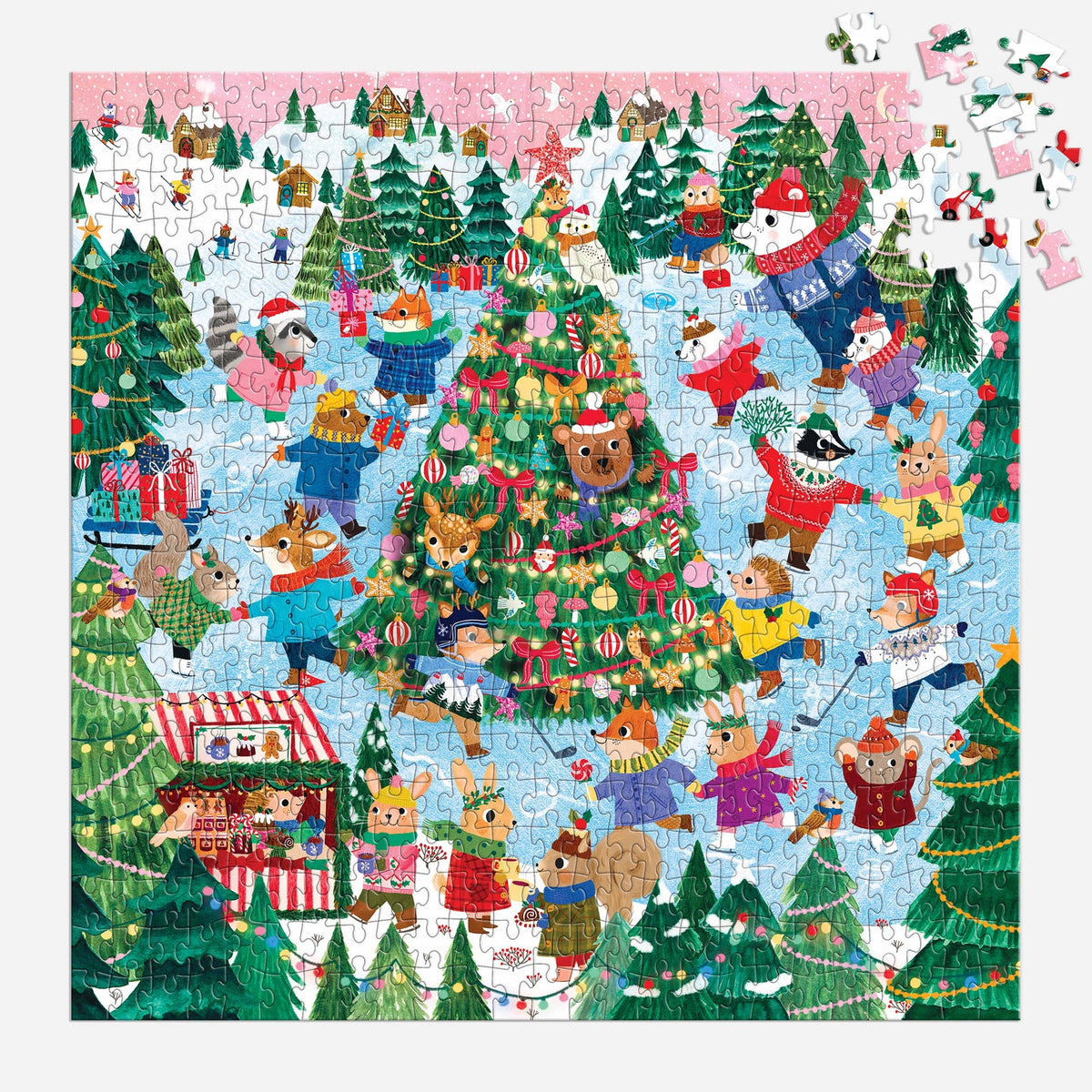 Mudpuppy - Winter Whirl Puzzle - 500pc