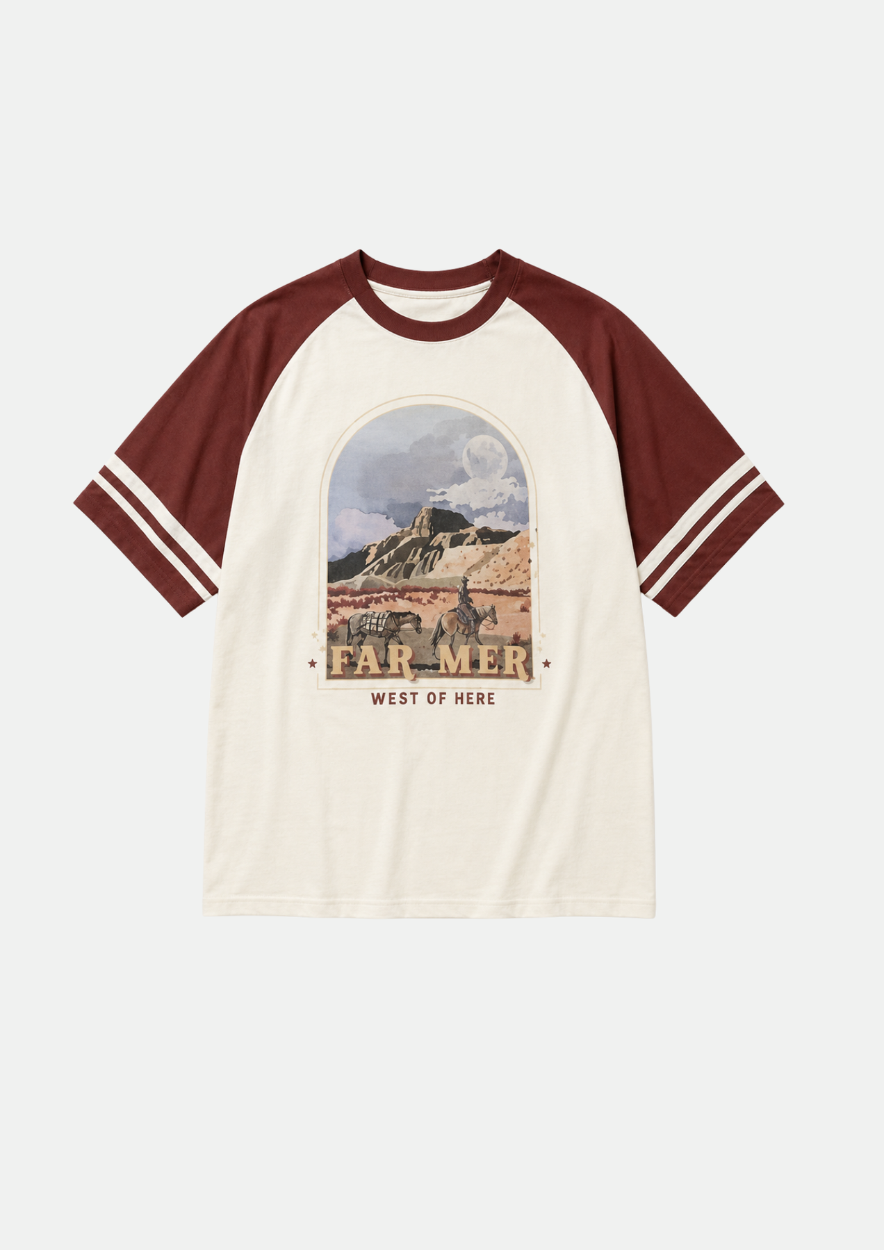 FARMER By Whitney - West of Here Raglan Tee