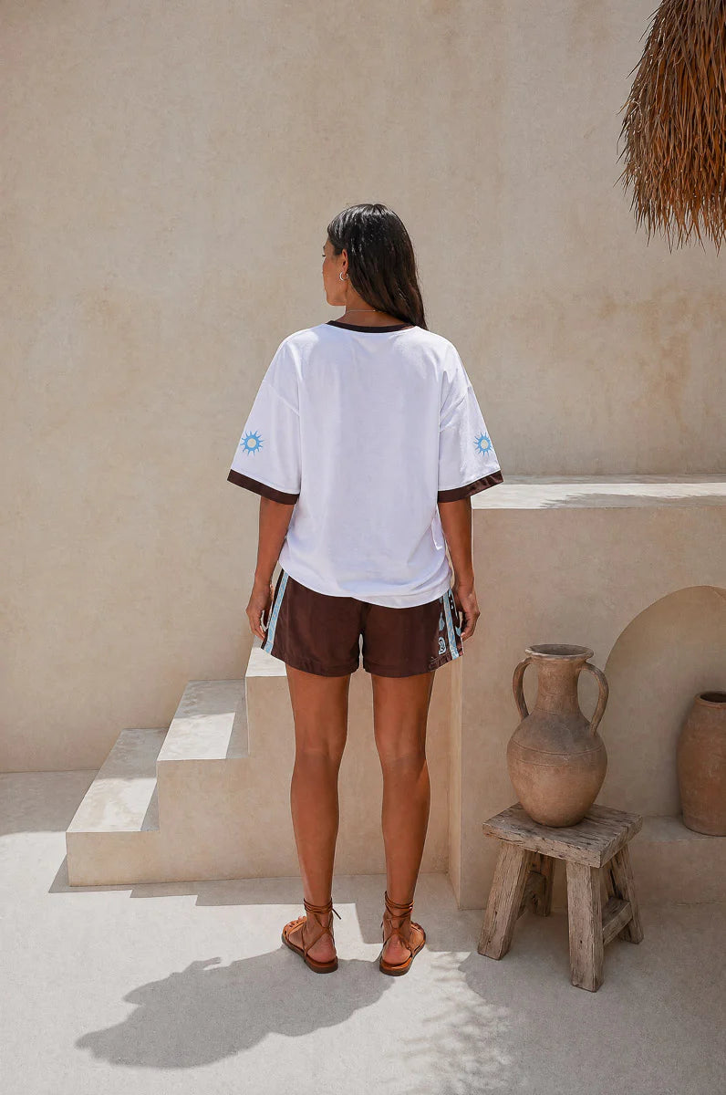 Palm Collective - Palm Casa Maroc Tee - White