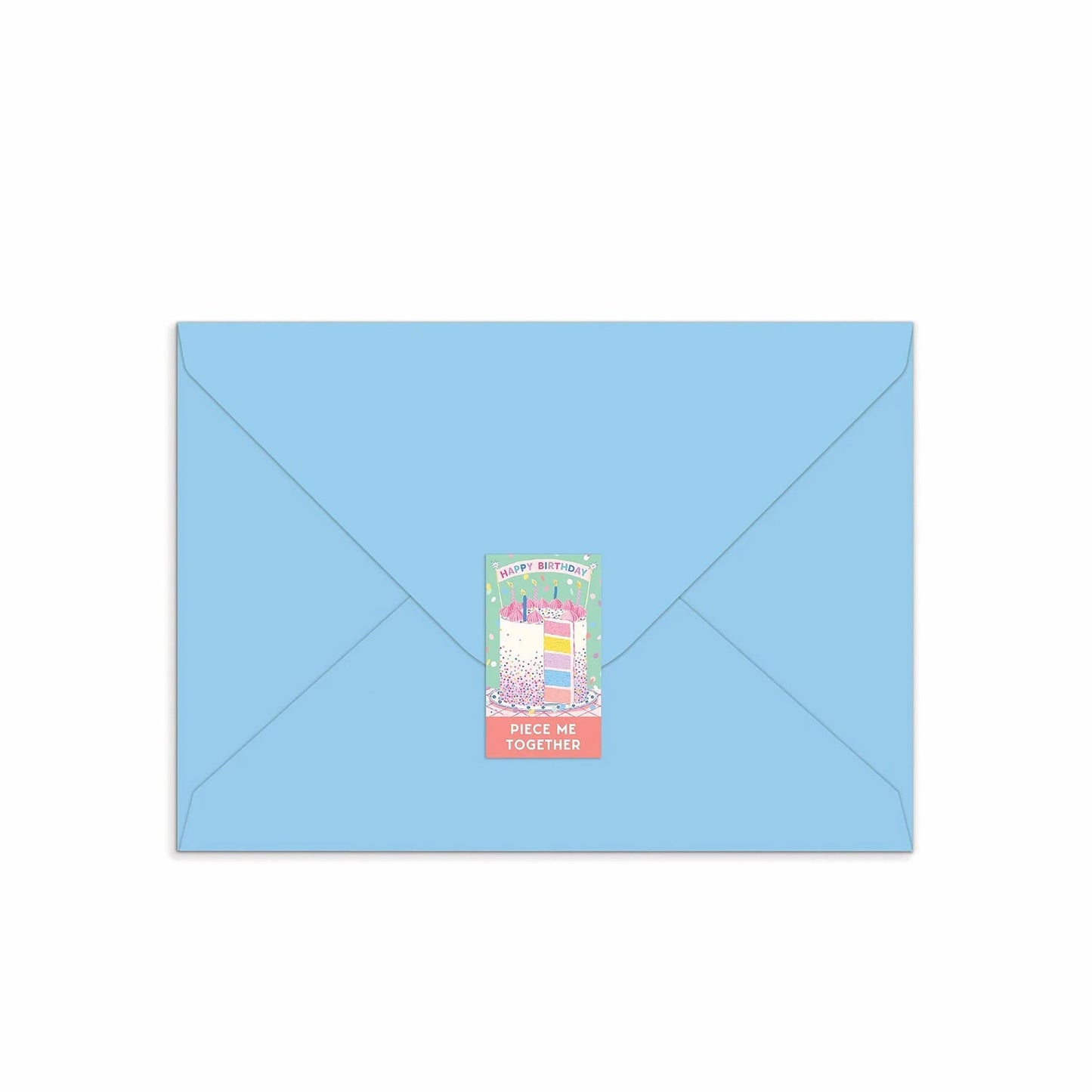 Galison - Confetti Birthday Cake Greeting Card Puzzle