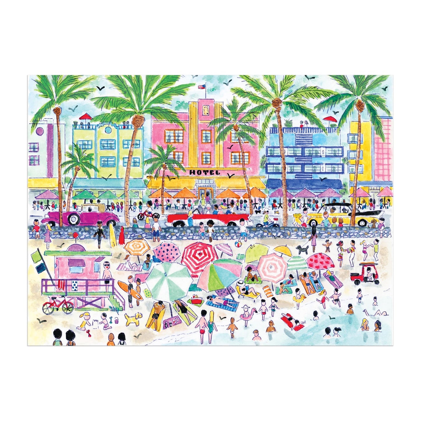 Michael Storrings - South Beach Miami - 1000pc Puzzle