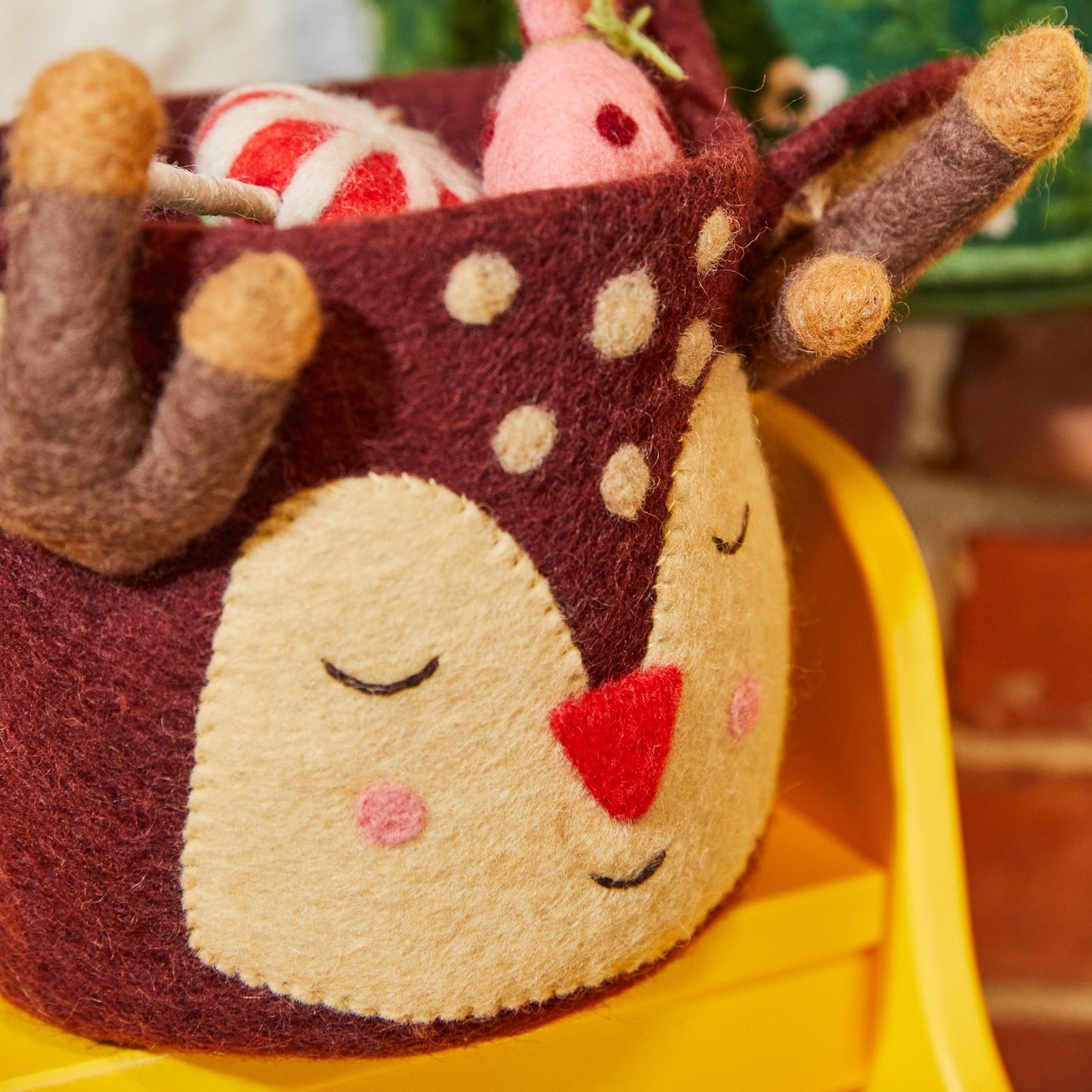 Sage X Clare -  Romalda Felt Basket