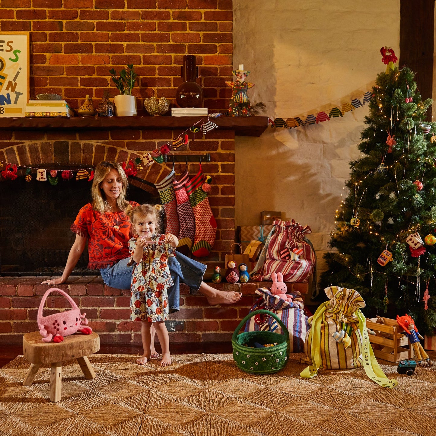 Sage X Clare - Dante Felt Basket