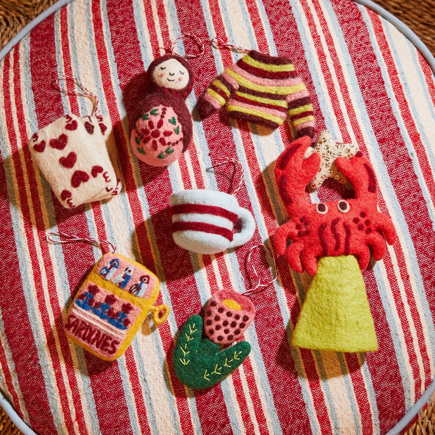 Sage X Clare - Enrica Cards - Felt Decoration