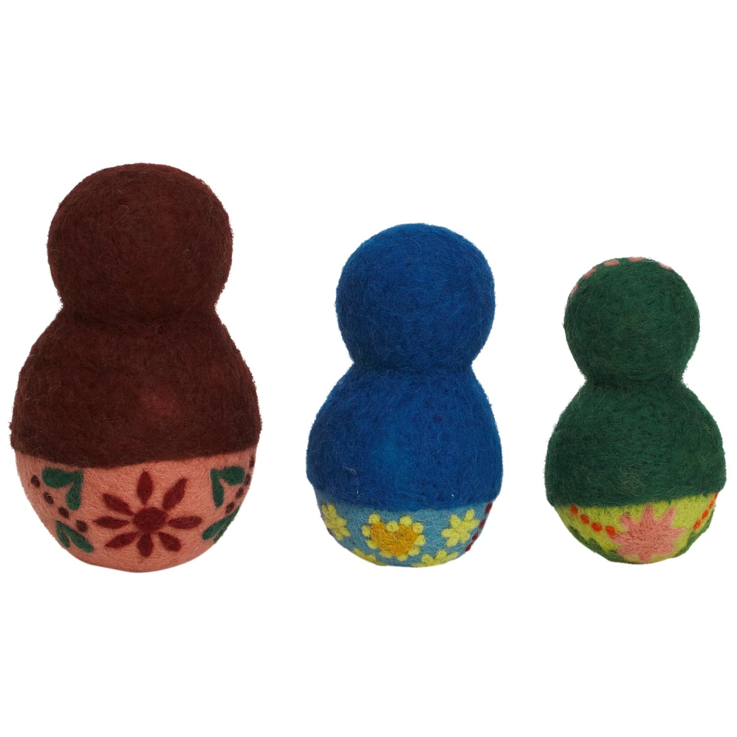 Sage X Clare - Bernadette Felt Nesting Dolls