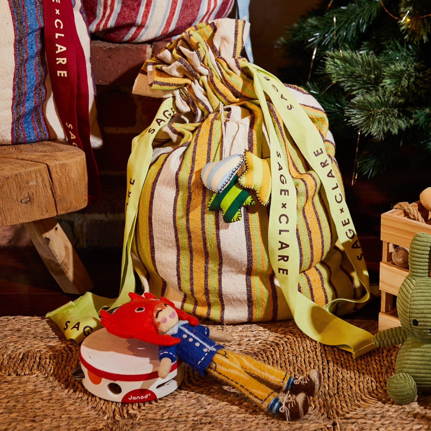 Sage X Clare -  Selene Santa Sack - Dune