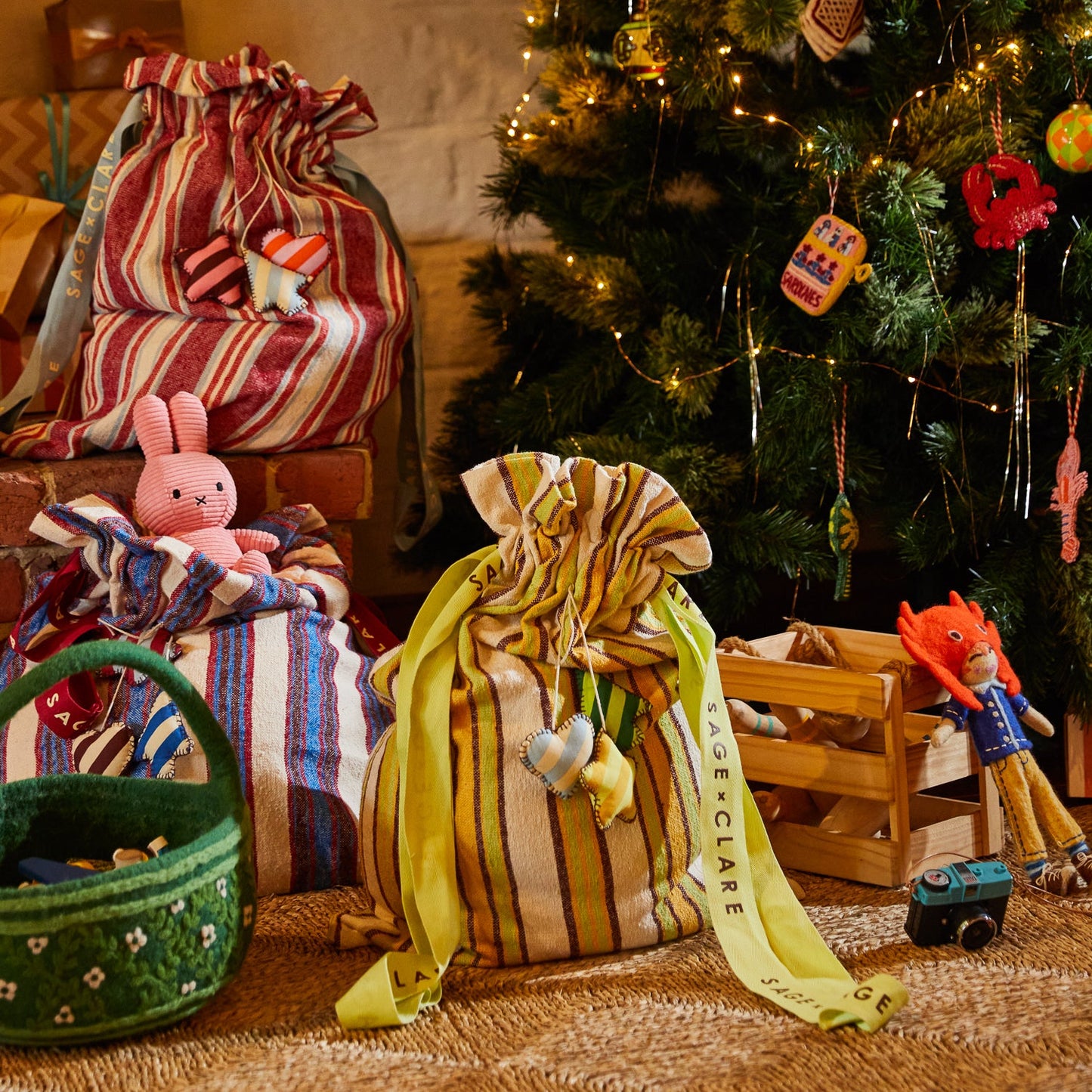 Sage X Clare -  Selene Santa Sack - Dune