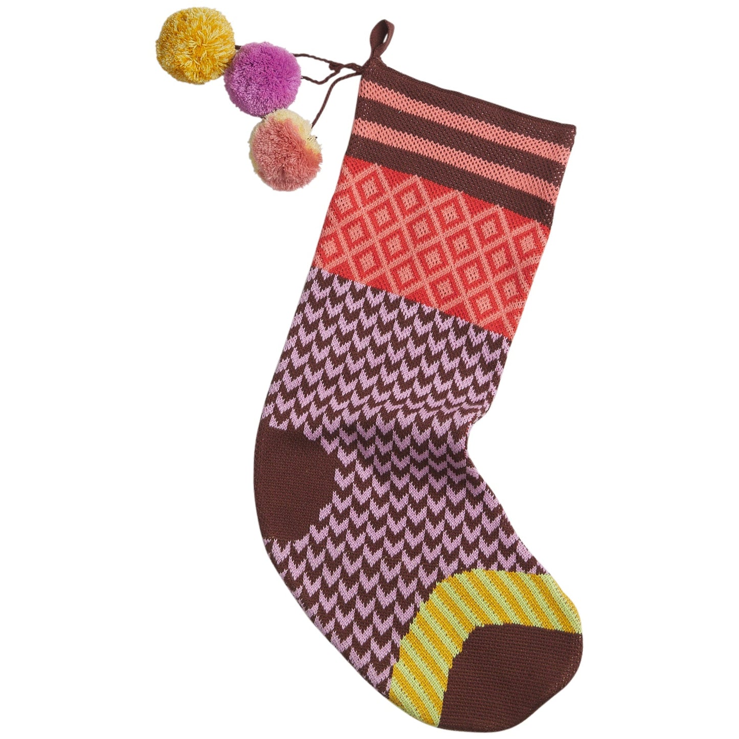 Sage X Clare -  Palmina Knitted Stocking - Orchid