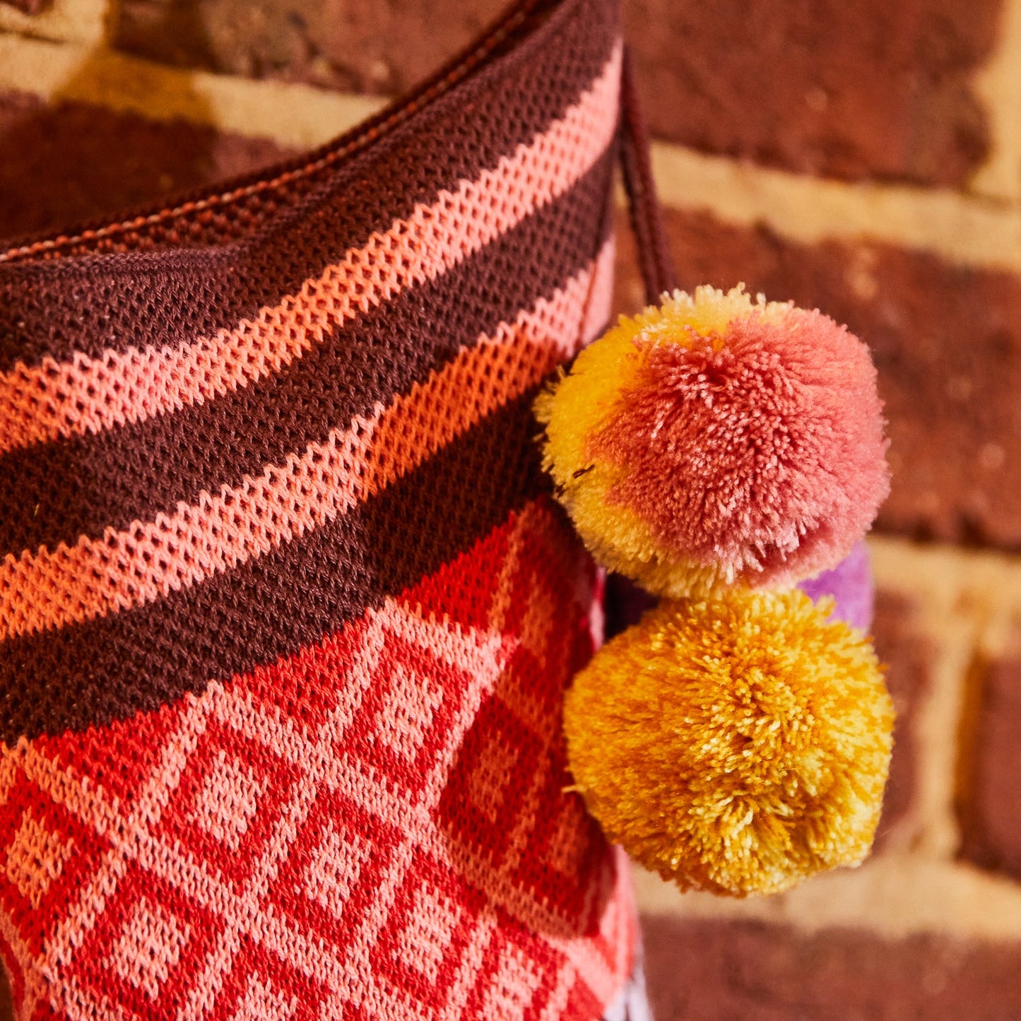 Sage X Clare -  Palmina Knitted Stocking - Orchid