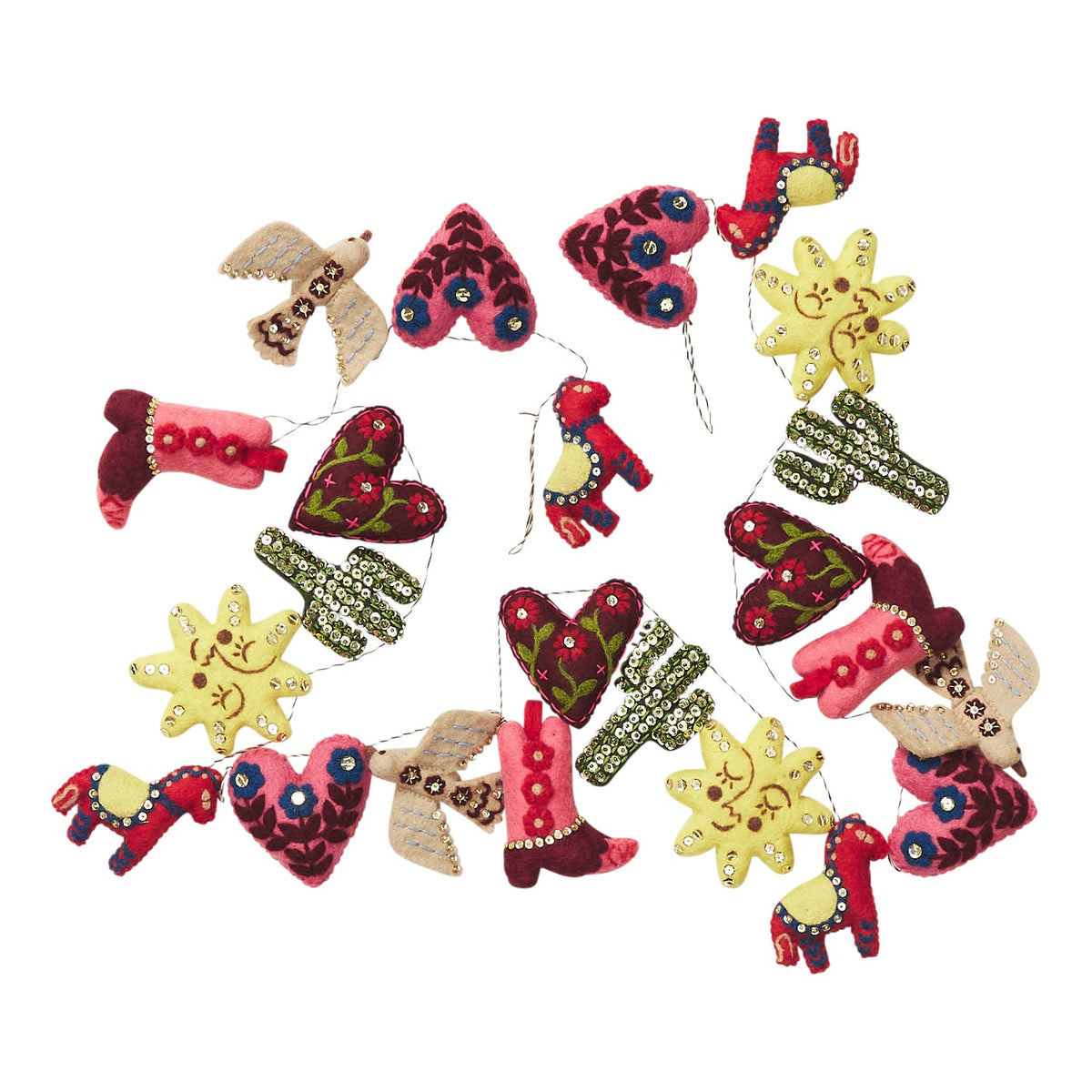Sage X Clare - Mavis Felt Bunting