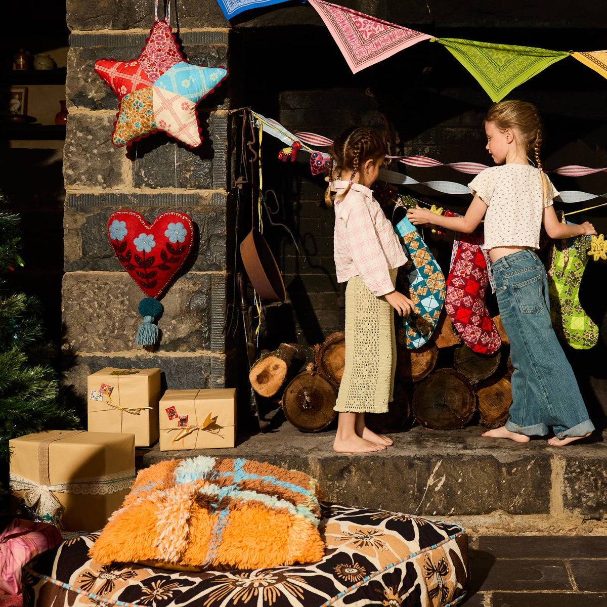 Sage X Clare - Cassidy Patchwork Door Decoration