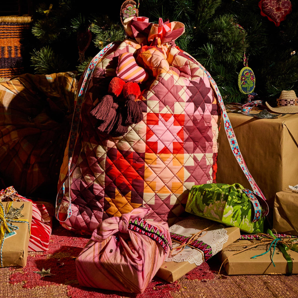 Sage X Clare - Matilda Santa Sack - Poppy