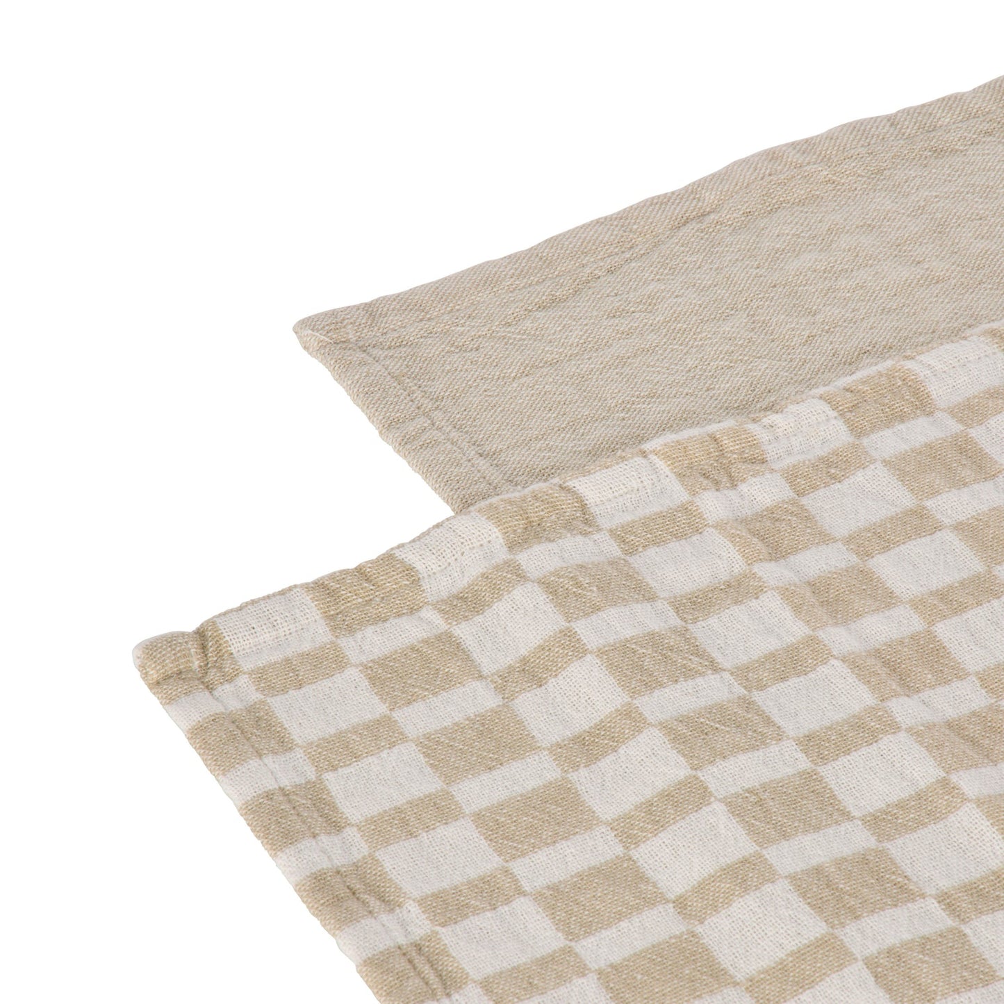 Davis & Waddell - Heritage Check Cotton Tea Towel - 2pcs Set