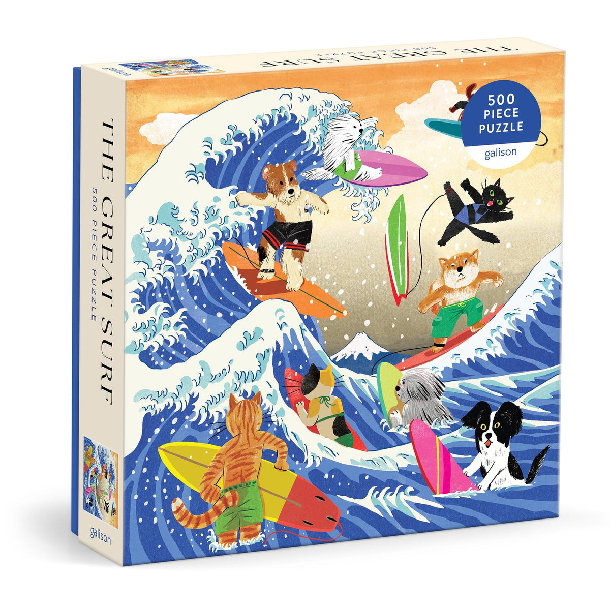Galison - The Great Surf Puzzle - 500pc