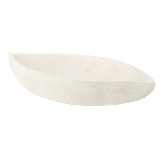 Amalfi - Picton Timber Leaf Tray - White