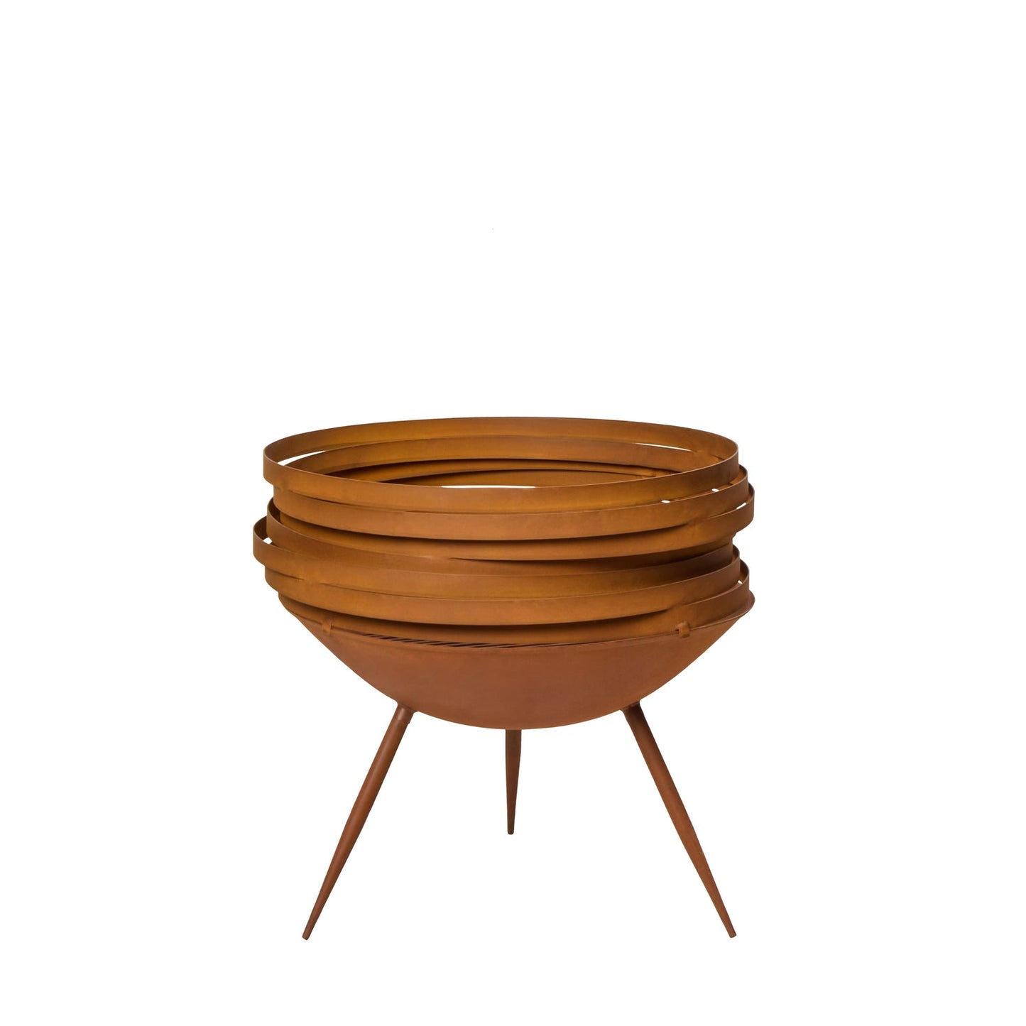 Rogue - Horizon Fire Pit with Grill - Rust