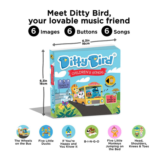 Ditty Bird - Children's Songs Book