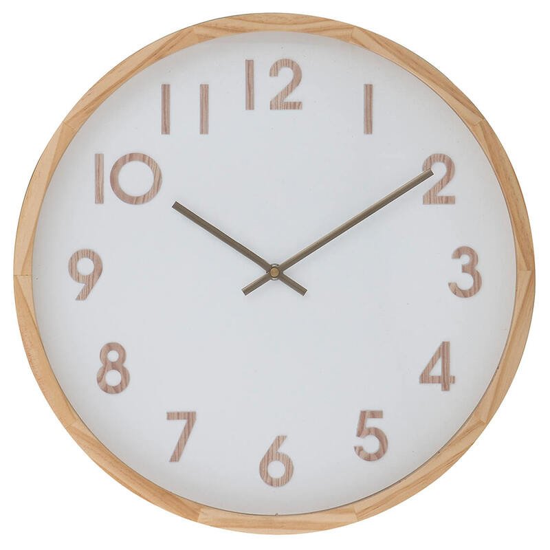 Leonard Wall Clock - Natural