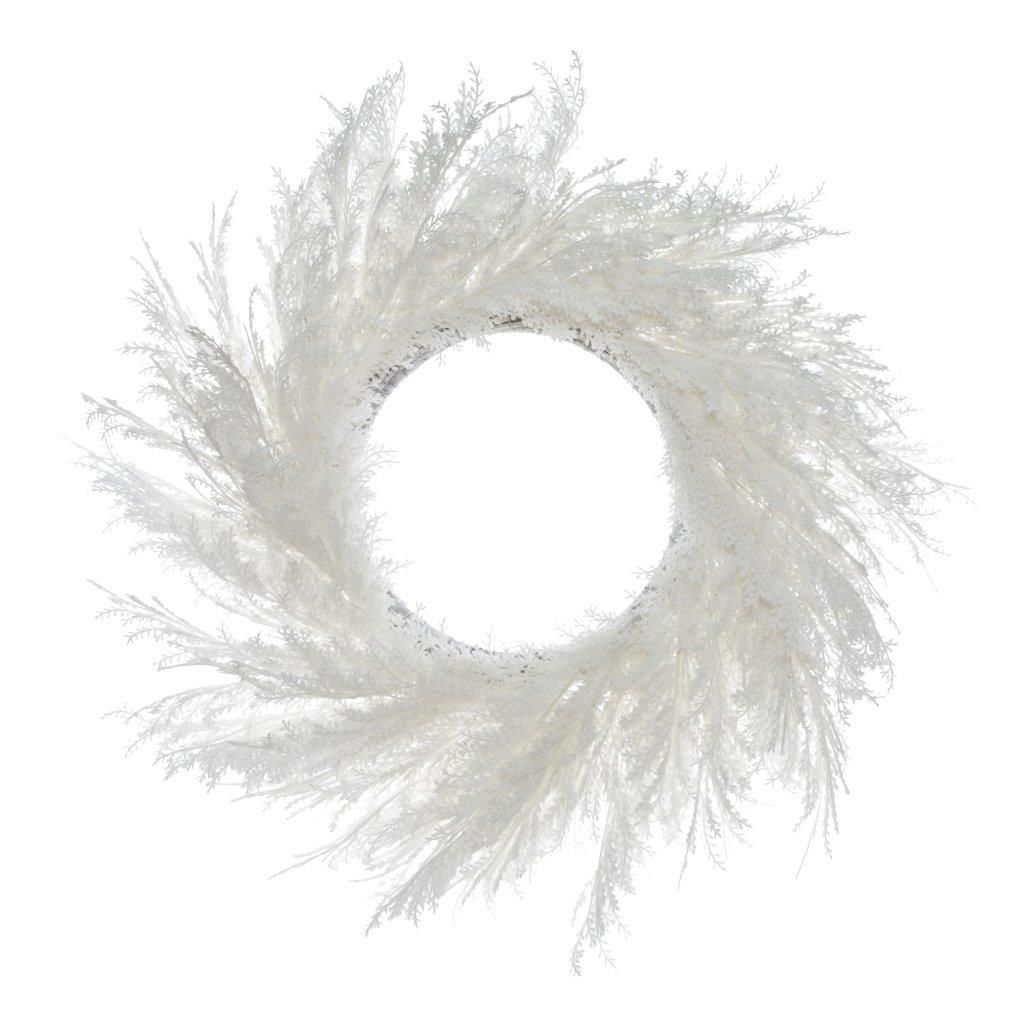 Pampas Wreath - White