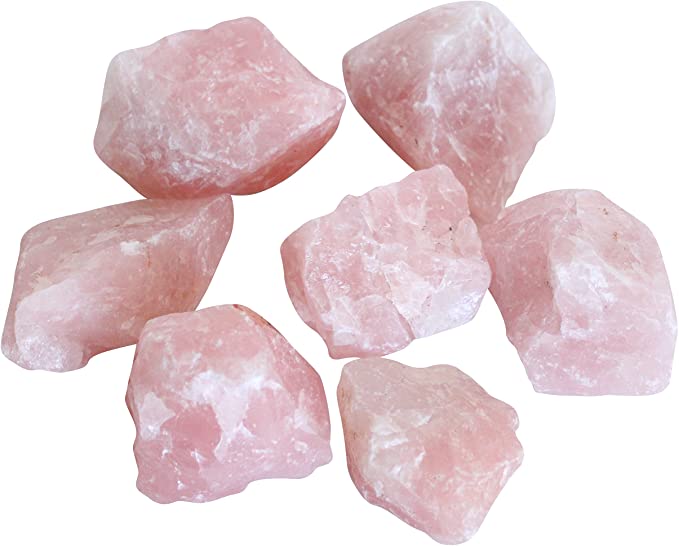 Rose Quartz - Rough Cut Crystals