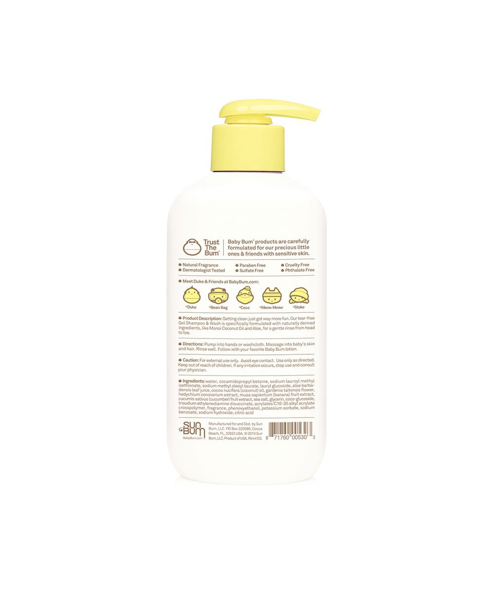 Baby Bum - Foaming Shampoo & Wash - Green Coconut
