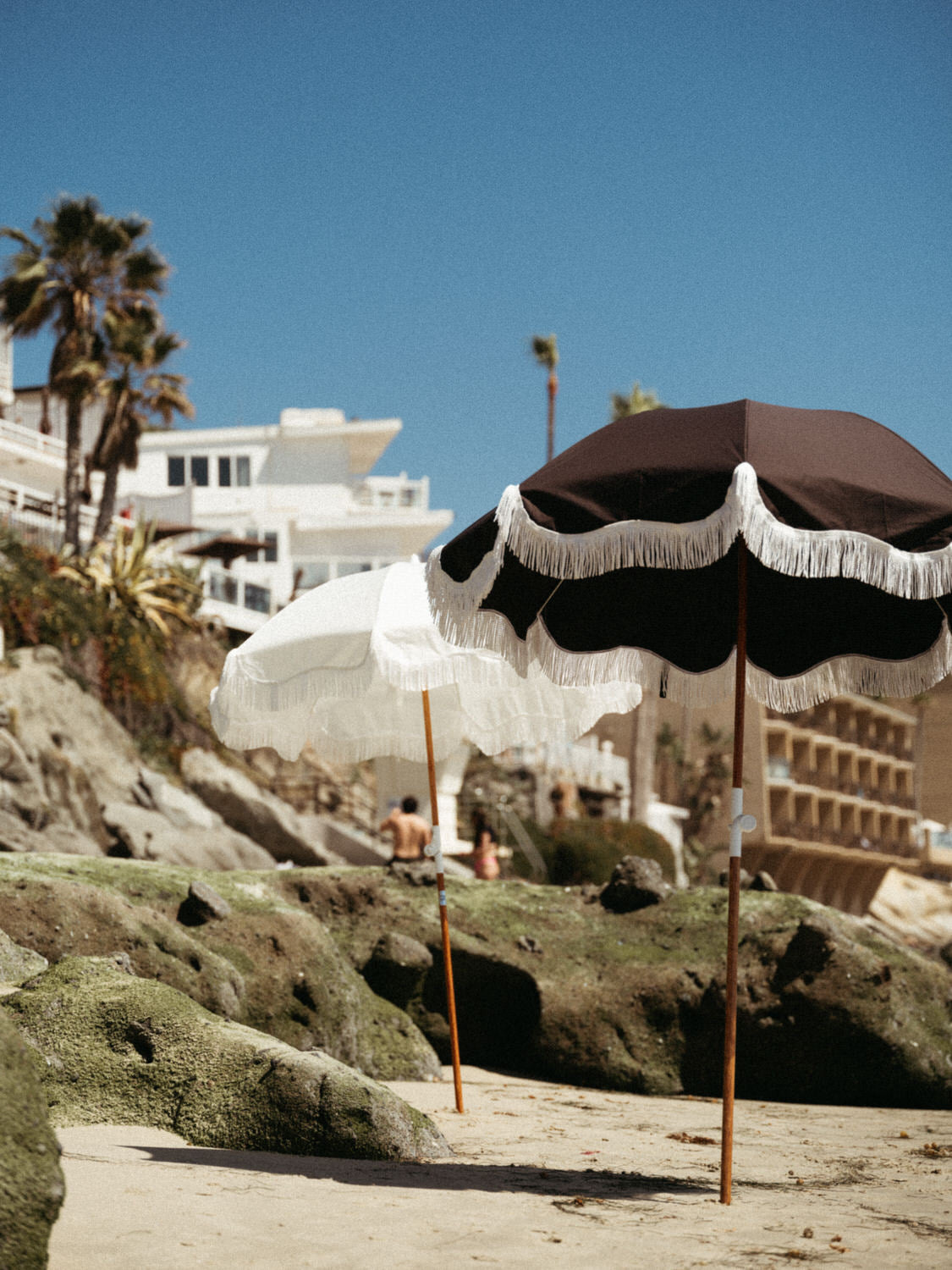 Holiday Beach Umbrella - Vintage Black