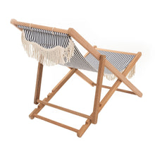Load image into Gallery viewer, Premium Sling Chair - Laurens Navy Stripe
