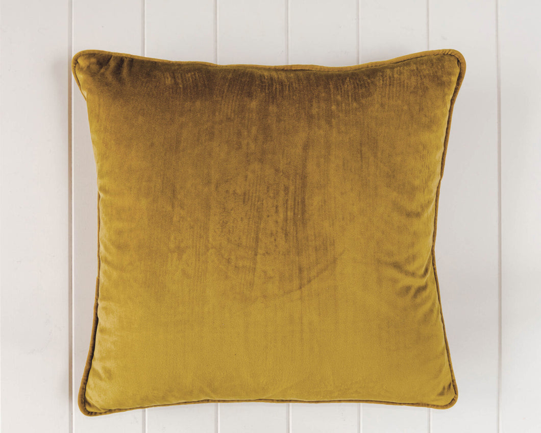 Velvet Cushion - Gold