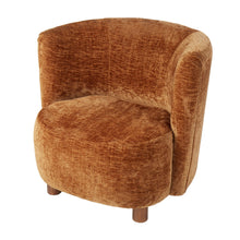Load image into Gallery viewer, Chenille Rust Armchair
